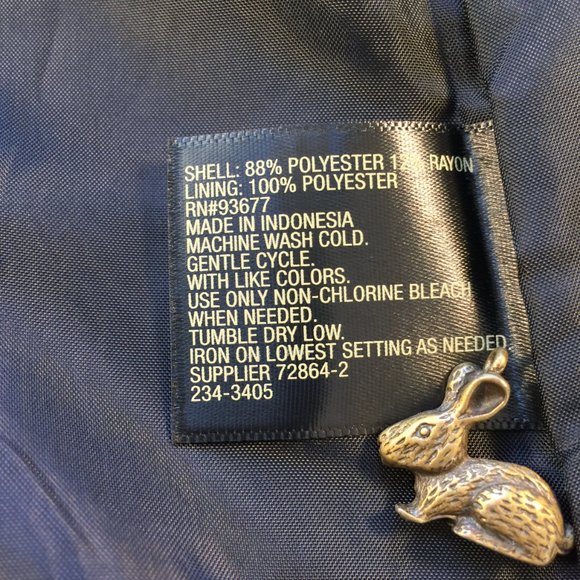 Women's Worthington Gold and Black Brocade Skirt Size 12T - Picture 4 of 6